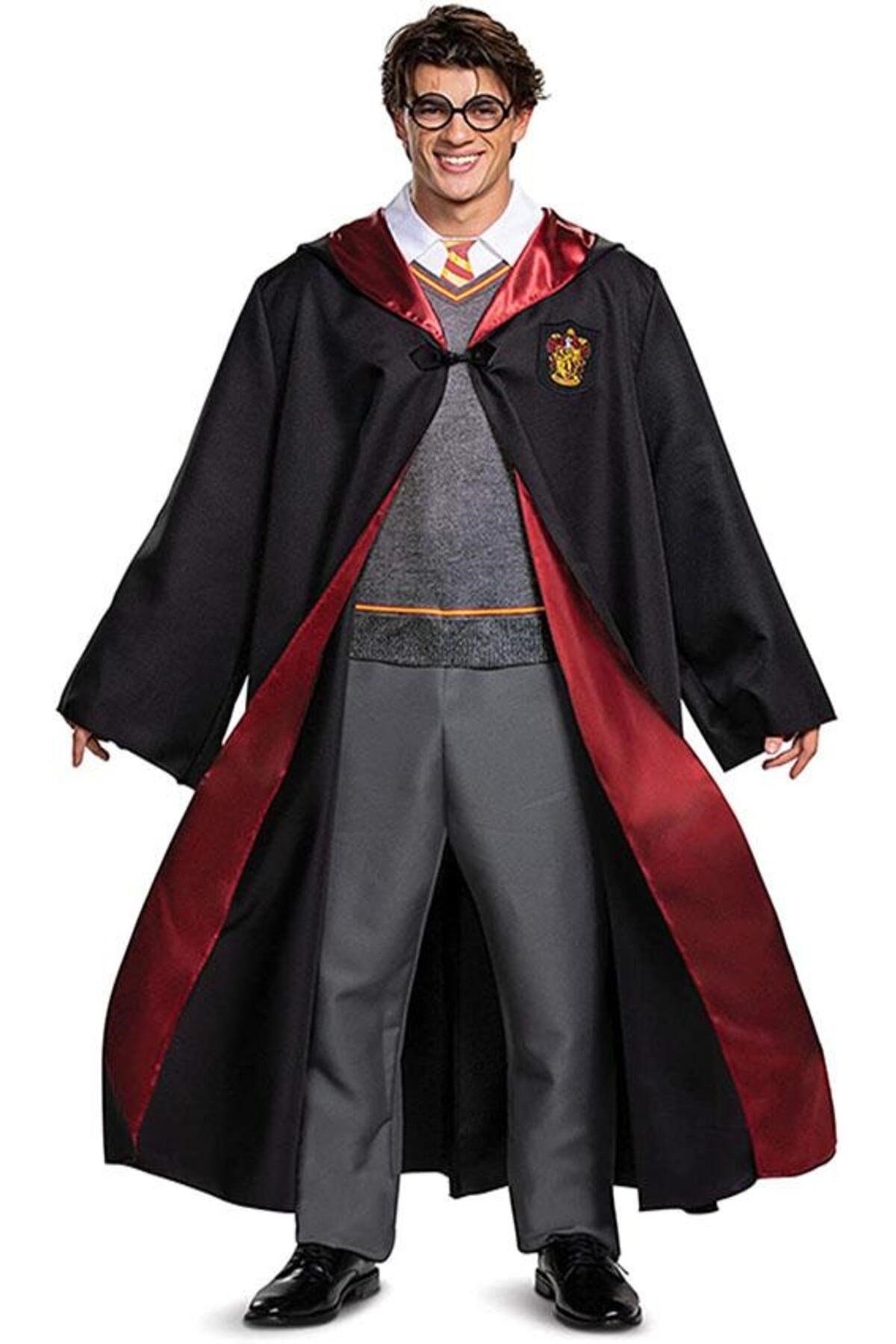 Harry Potter Gryffindor Cübbe Çocuk Boy - Harry Potter Kostümü 11-12 Yaş