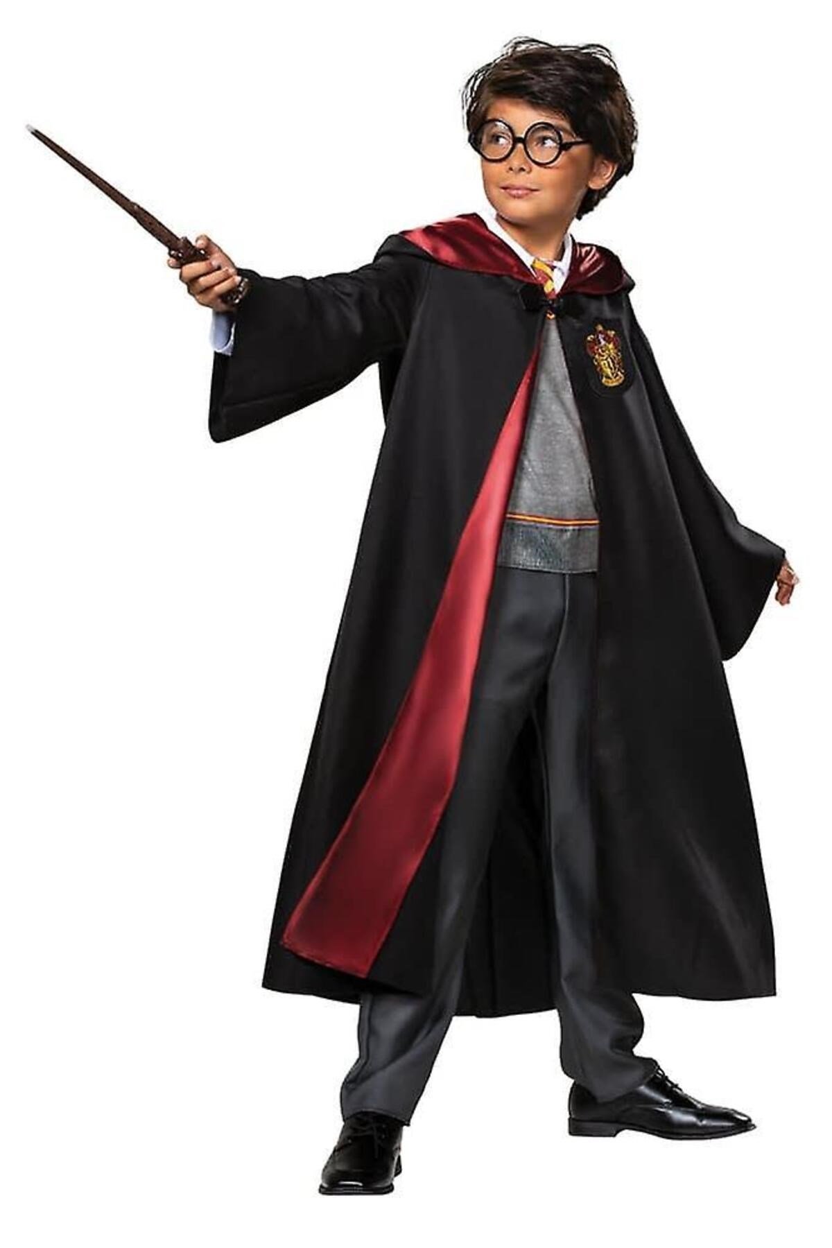 Harry Potter Gryffindor Cübbe Çocuk Boy - Harry Potter Kostümü 5-6 Yaş