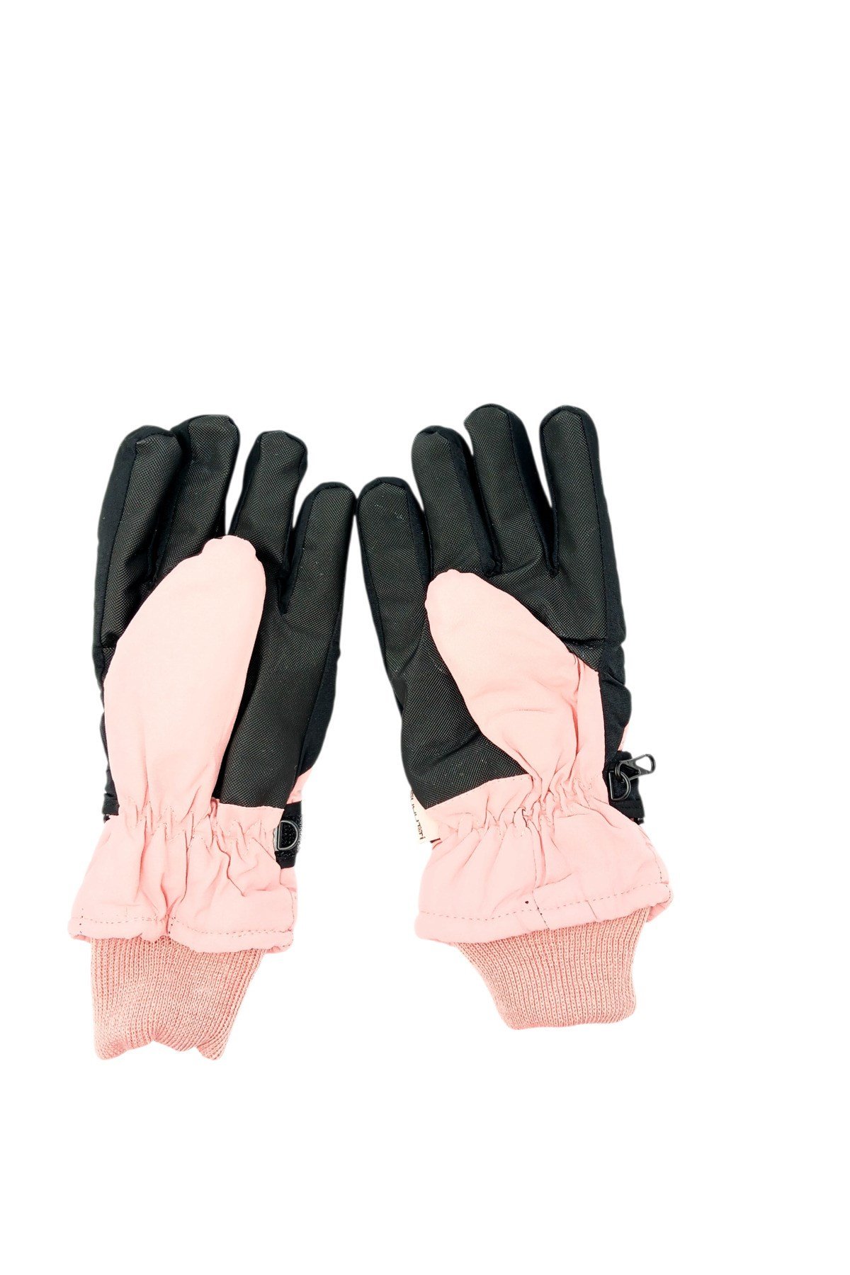 Kadın Reflektörlü Su Geçirmez Kar Kayak Eldiveni | İçi Polarlı Bilek Manşetli Kışlık Eldiven