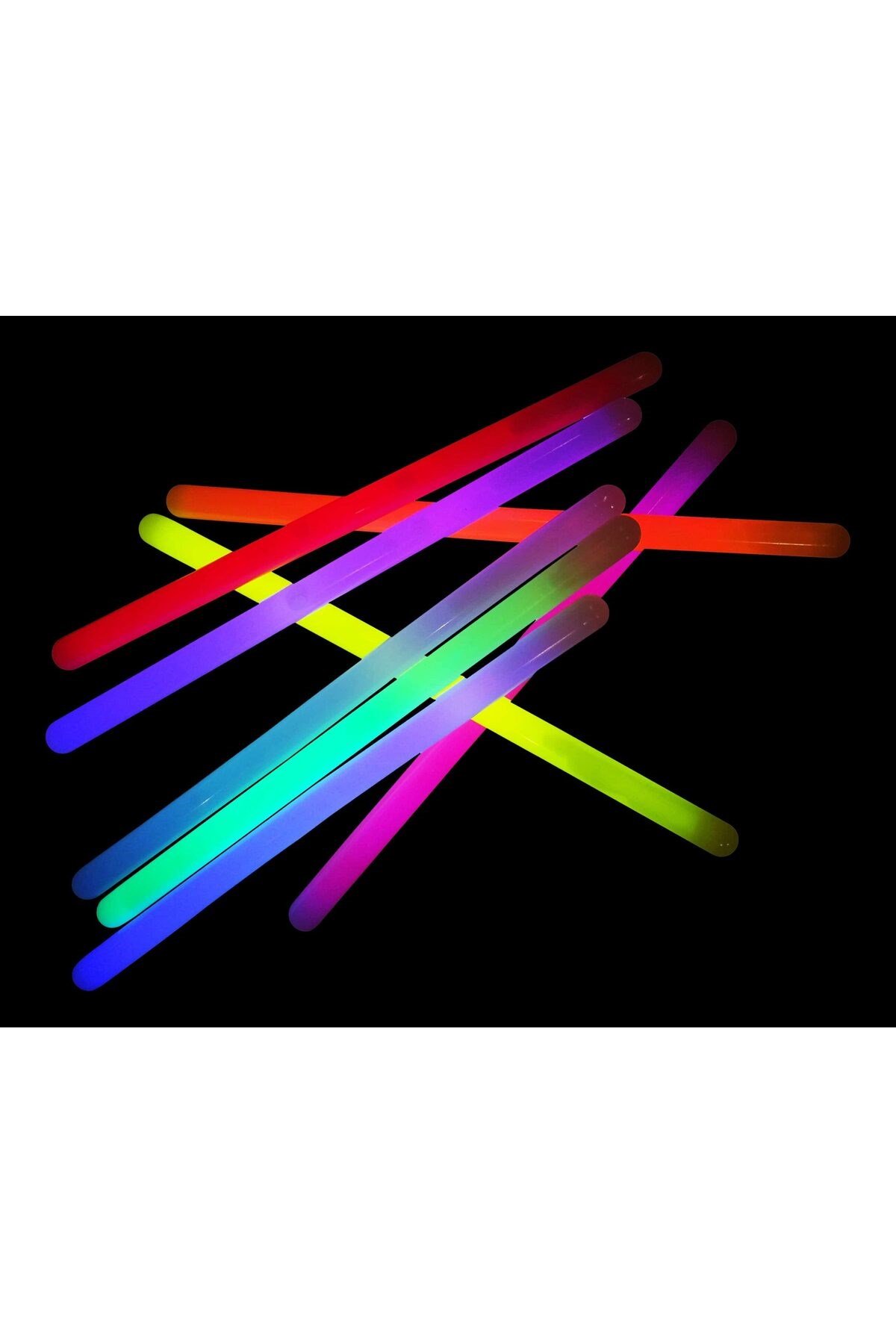 Karanlıkta Parlayan Fosforlu Glow Kalın Çubuk 30 cm 1 Adet