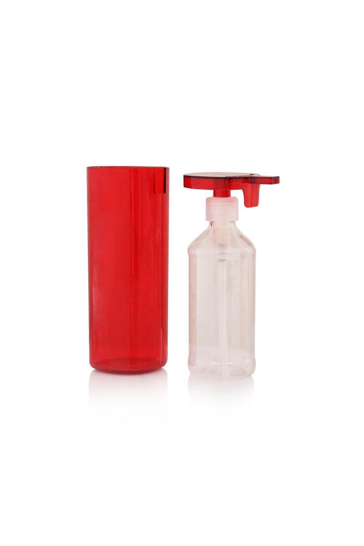 Kırmızı Akrilik Sıvı Sabunluk 250 ml