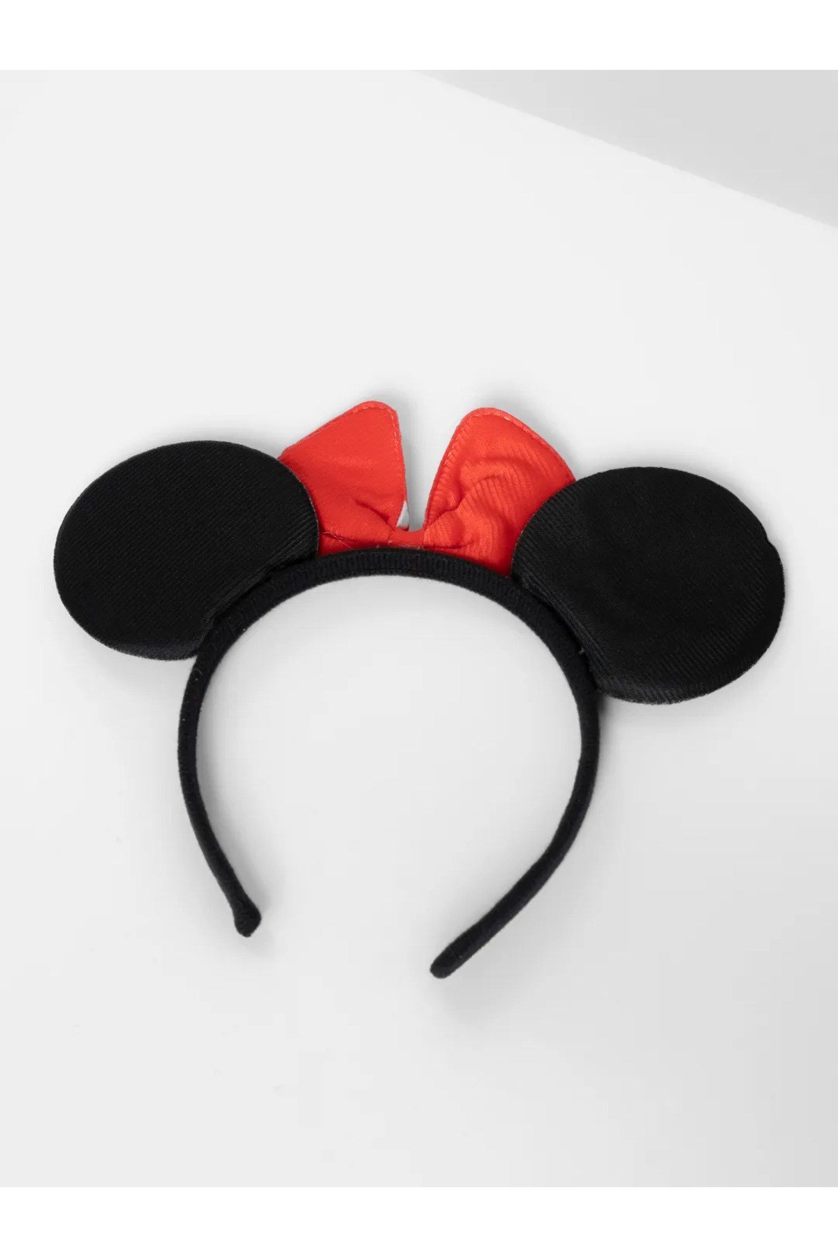 Kırmızı Fiyonklu Minnie Mouse Taç Fare Tacı Kafa Bandı