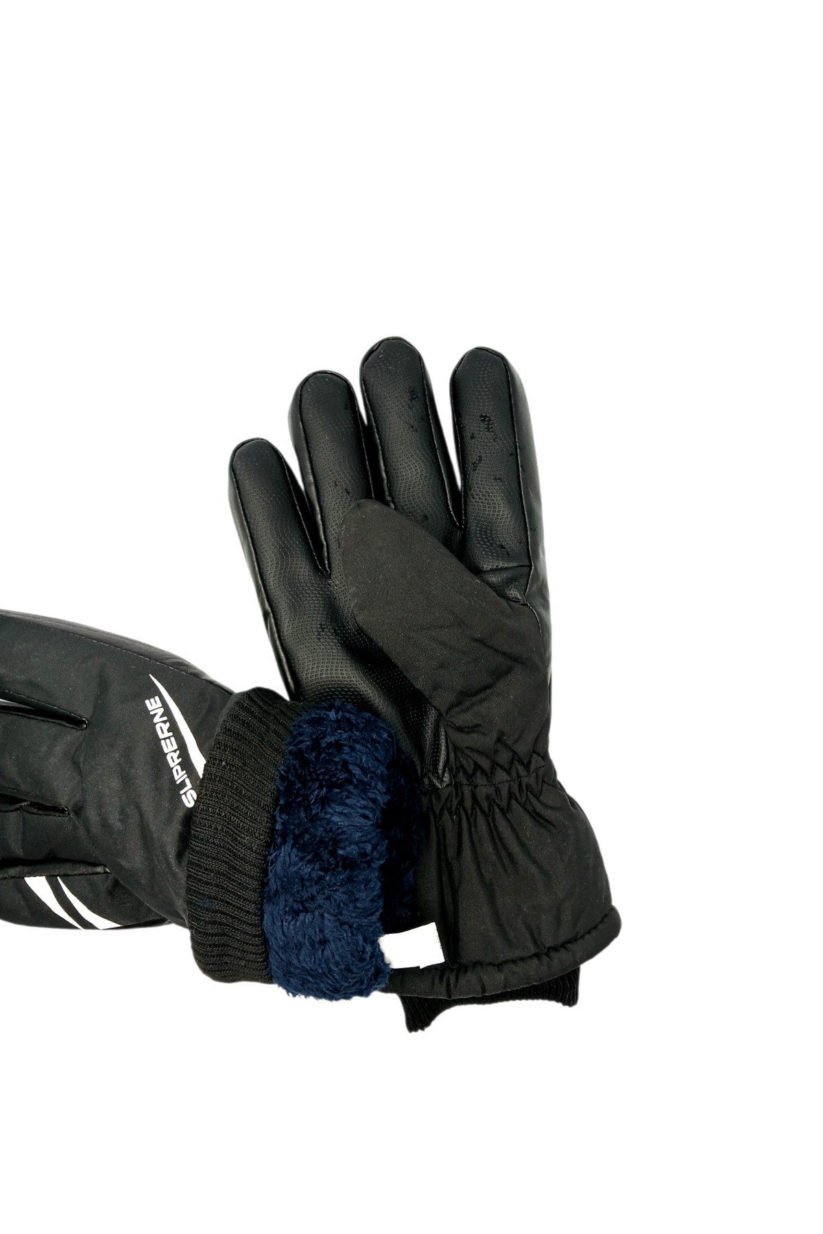 L-XL Erkek Beden Geniş Kalıp Kayak & Motosiklet Eldiveni – Suya Dayanıklı, İçi Kürklü, Kışlık