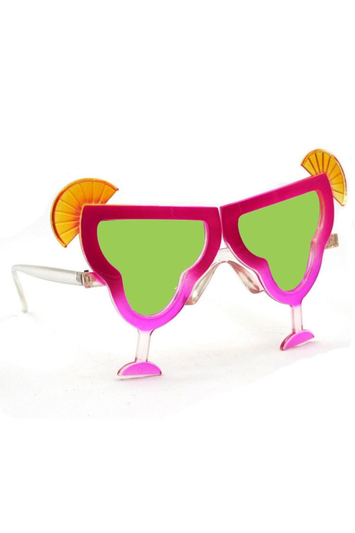 Margarita Bardak Şeklinde Parti Gözlüğü Pembe 16x8 cm