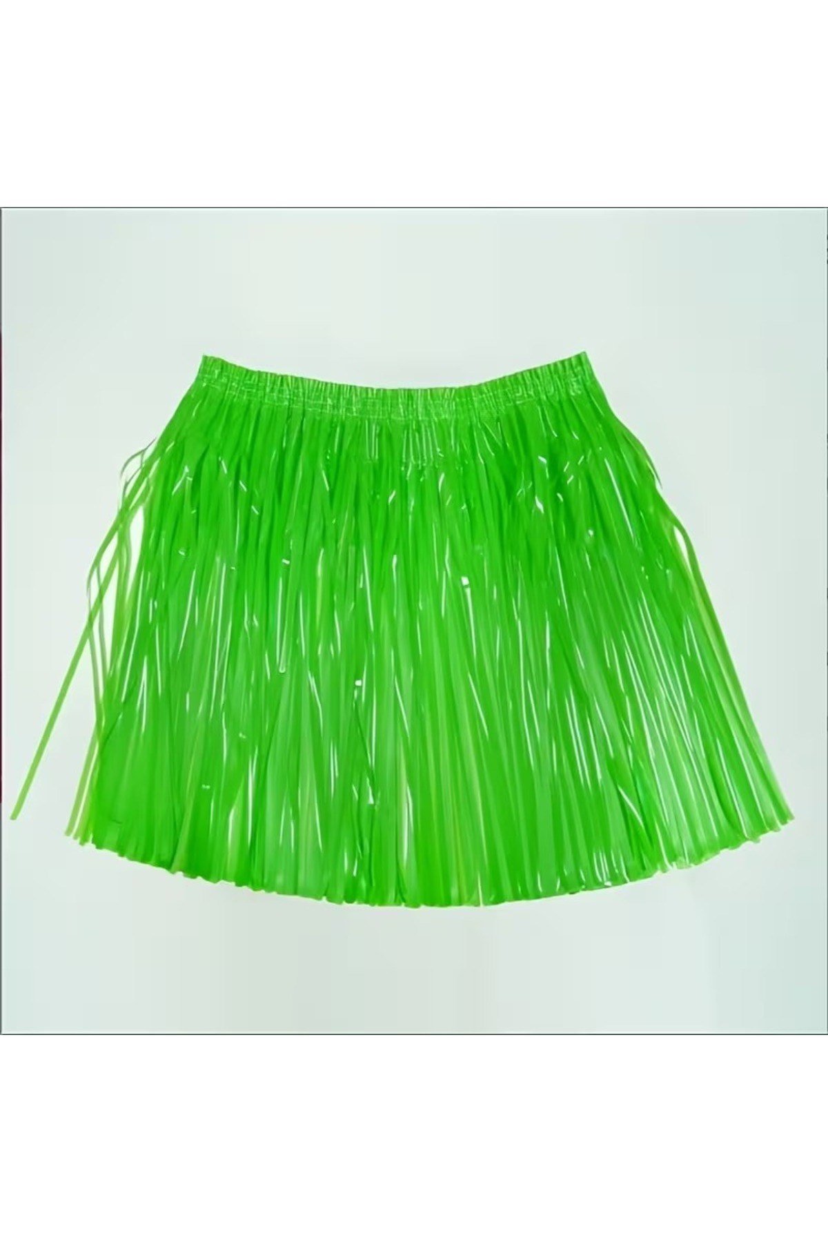 Neon Yeşil Hawaii Parti Eteği 40 cm