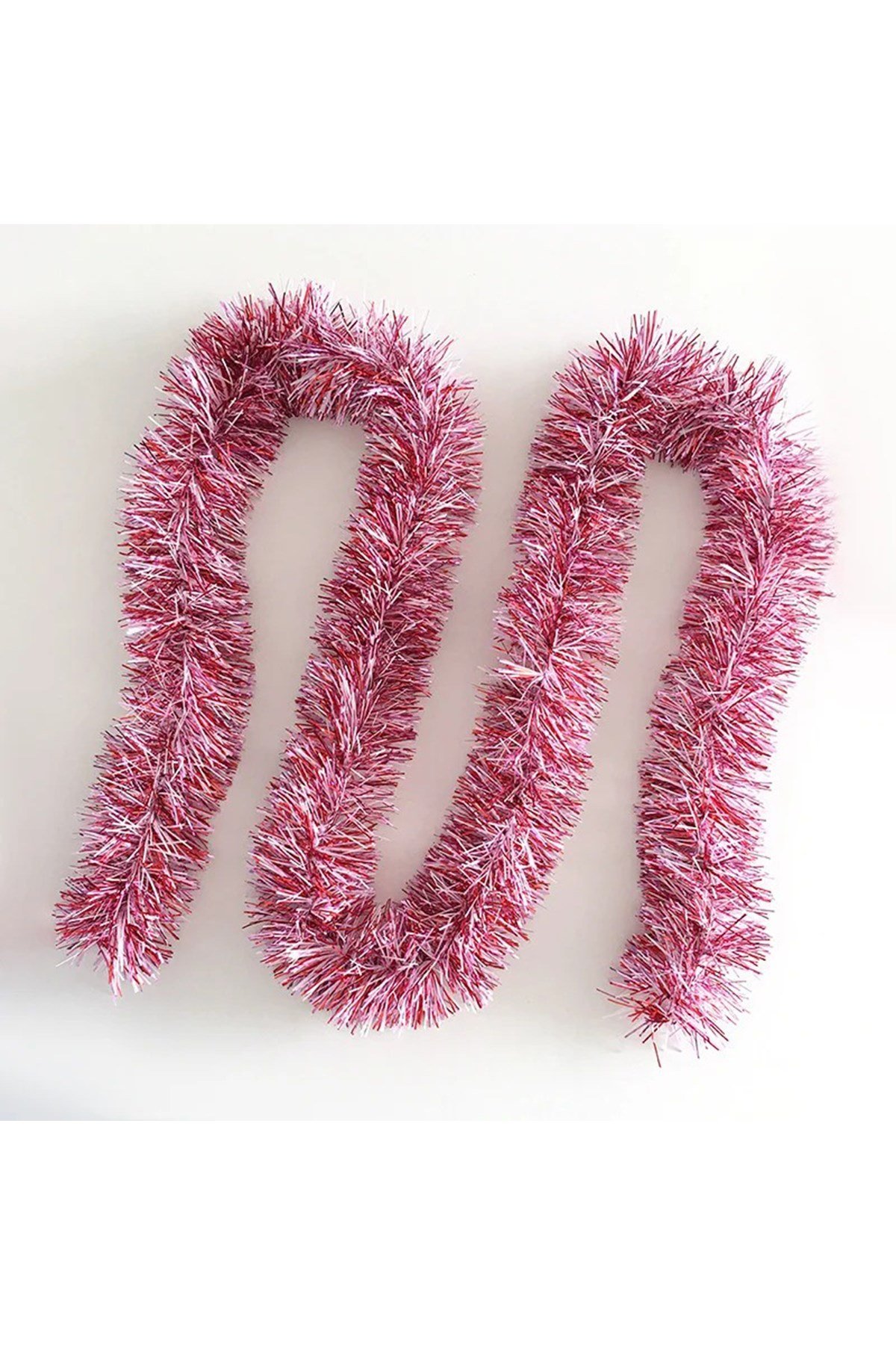 Parti İçin Sim Süs 2 Metre Uzunluk 8 cm Genişlik Pembe Renk İthal