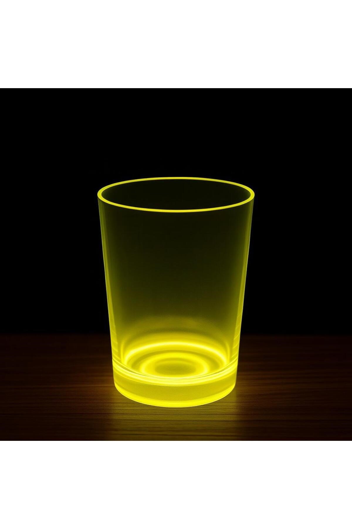 PartyGlow Neon Sarı Bardak 8.5 x 10.5 cm