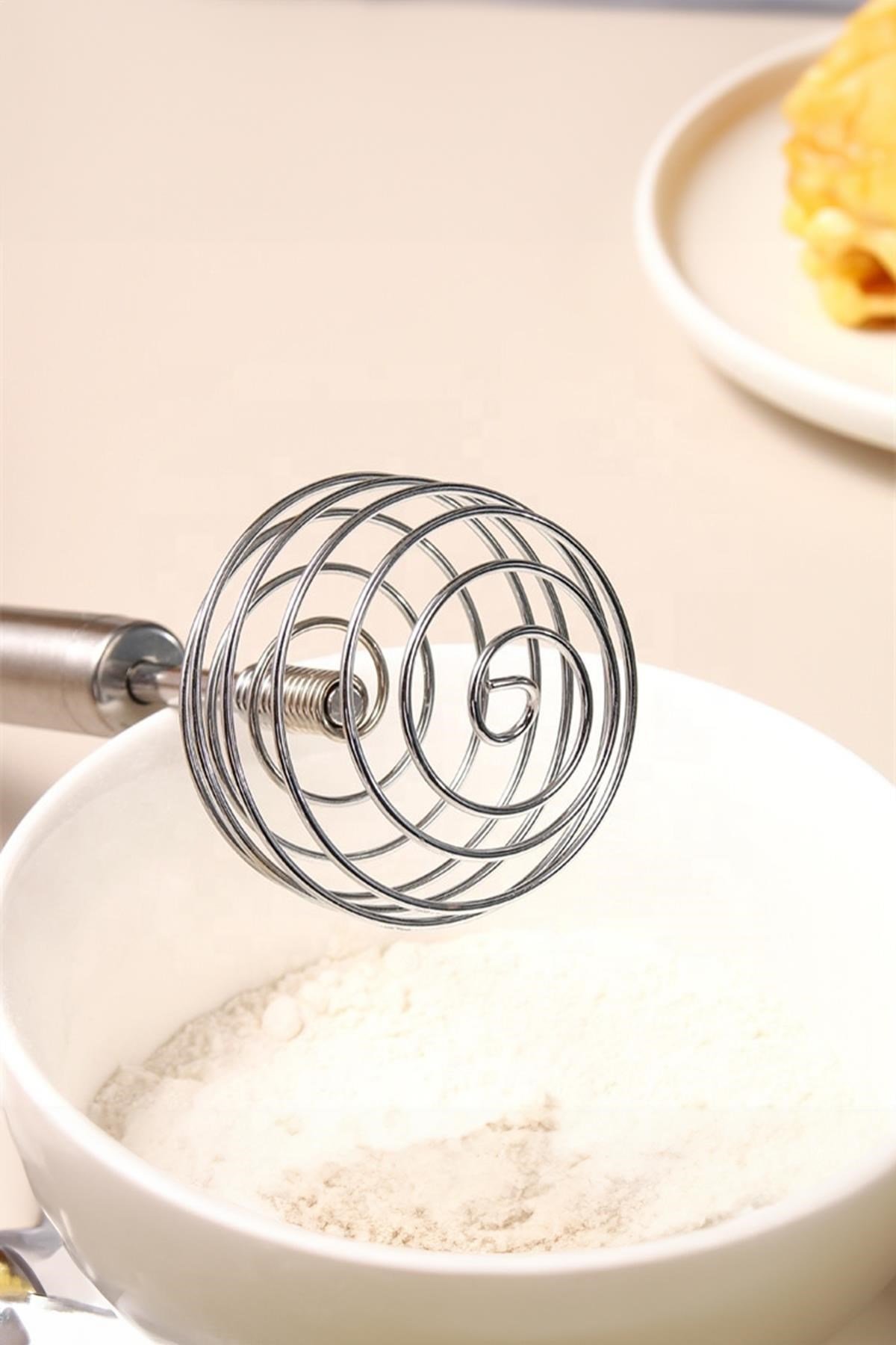 Paslanmaz Çelik Yaylı Yumurta Çırpıcı 22 cm