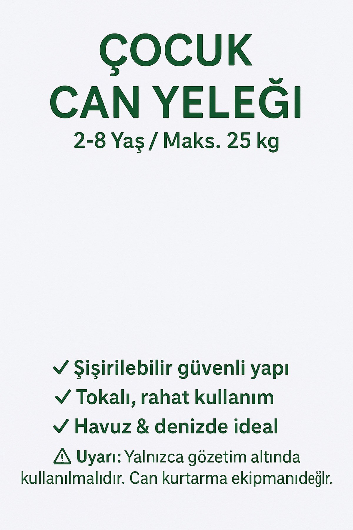 Pembe Pamuk Prenses Desenli Çocuk Şişme Yüzme Can Kurtaran Yeleği | 2–6 -8yaş |uyumlu 25kg