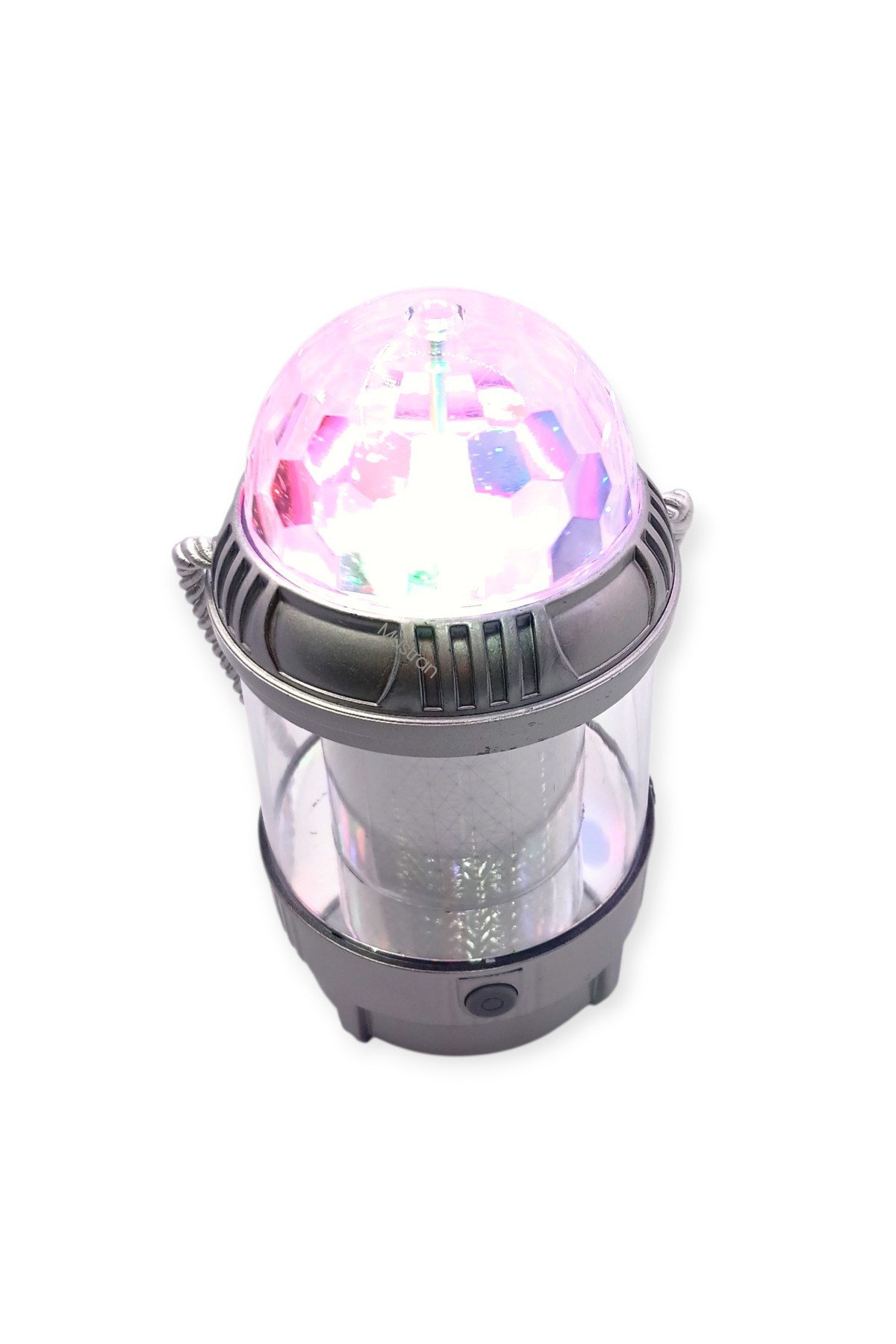 Powerbank Özellikli Döner Disco Topu Şarjlı Pilli Kamp Lambası Gece Lambası 20 W