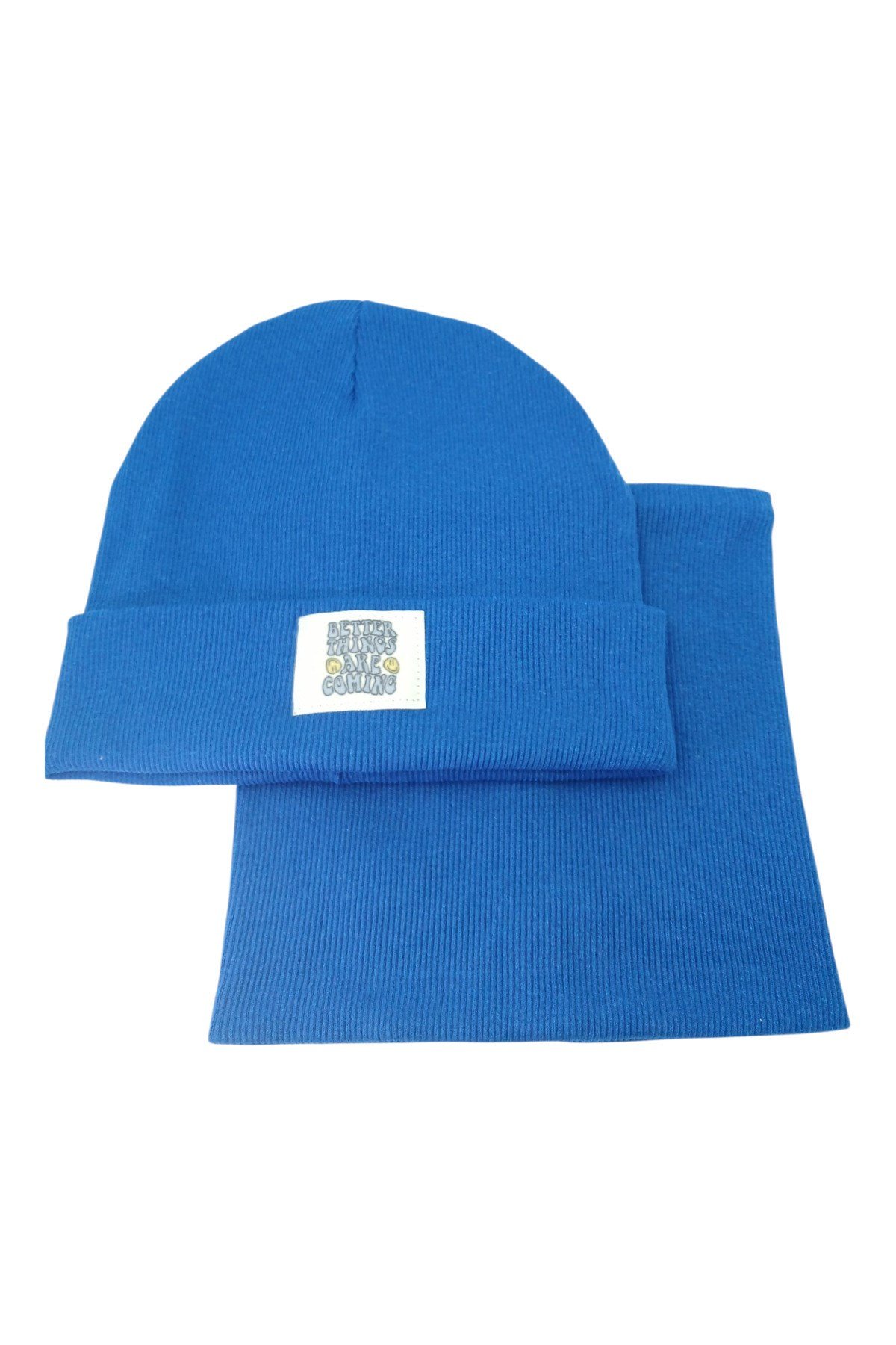 Ribana Pamuklu Bere ve Boyunluk-Unisex Yetişkin Çocuk