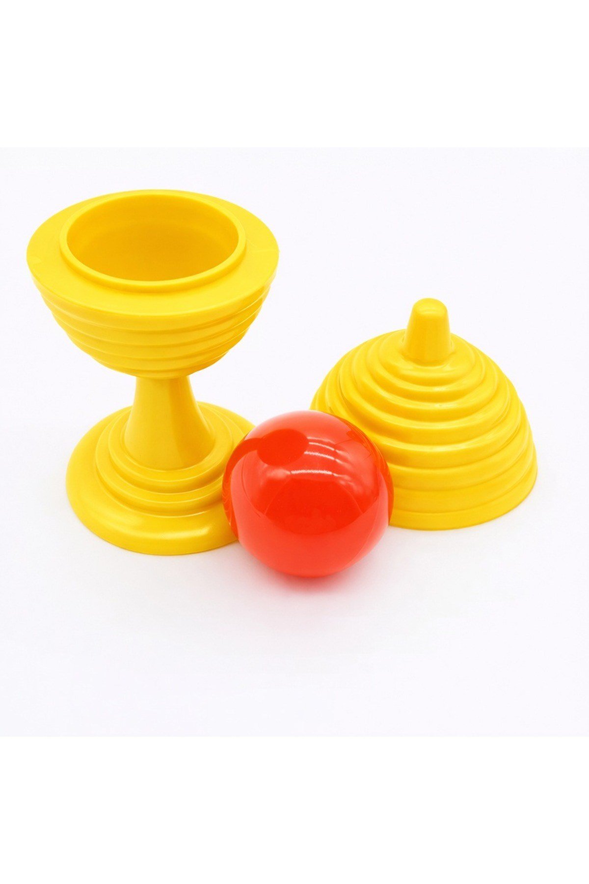 Sarı Renk Sihirli Kupa Top Kaybetme Oyunu 7 cm