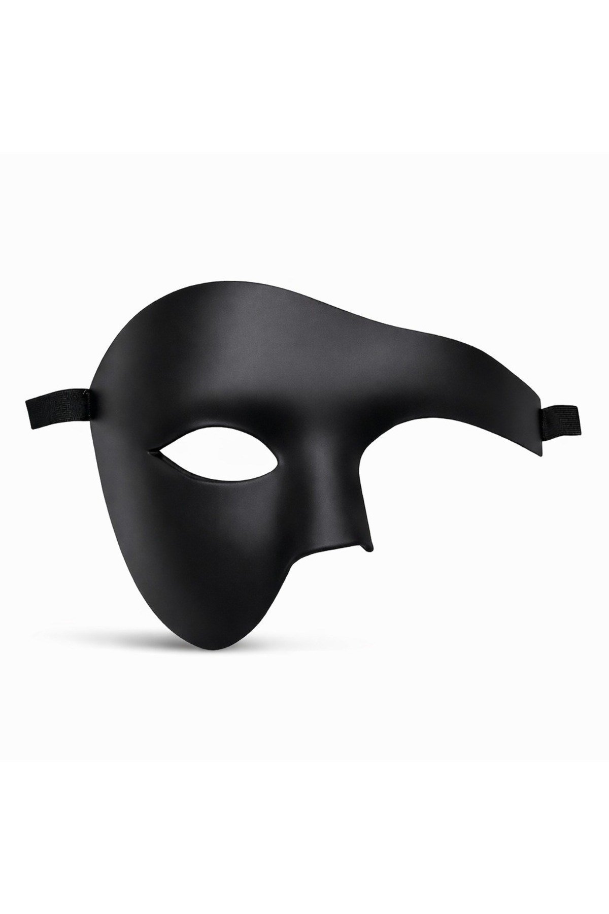 Siyah Yarım Erkek Maske – Phantom Parti & Balo Maskesi