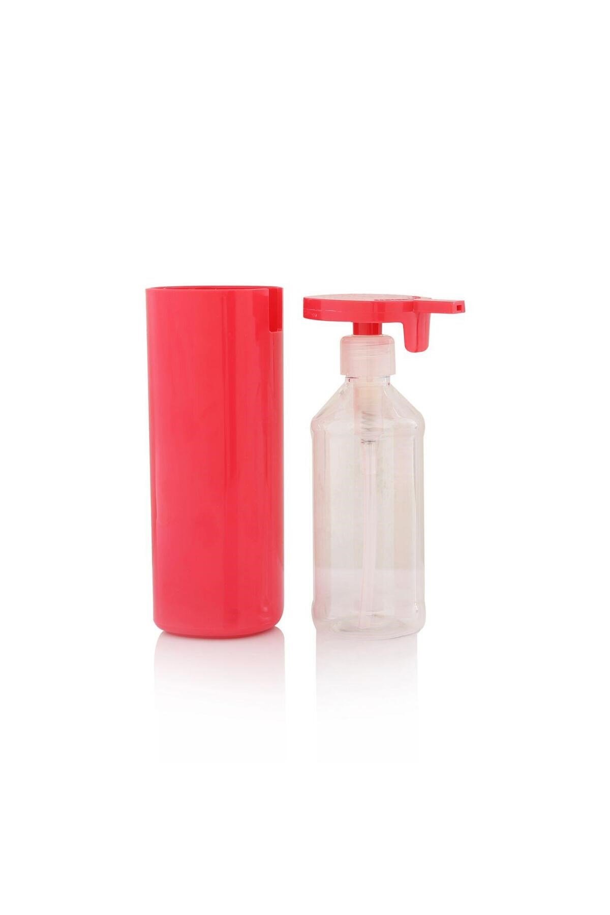 Soft Pembe Şeffaf Akrilik Sıvı Sabunluk 250 ml