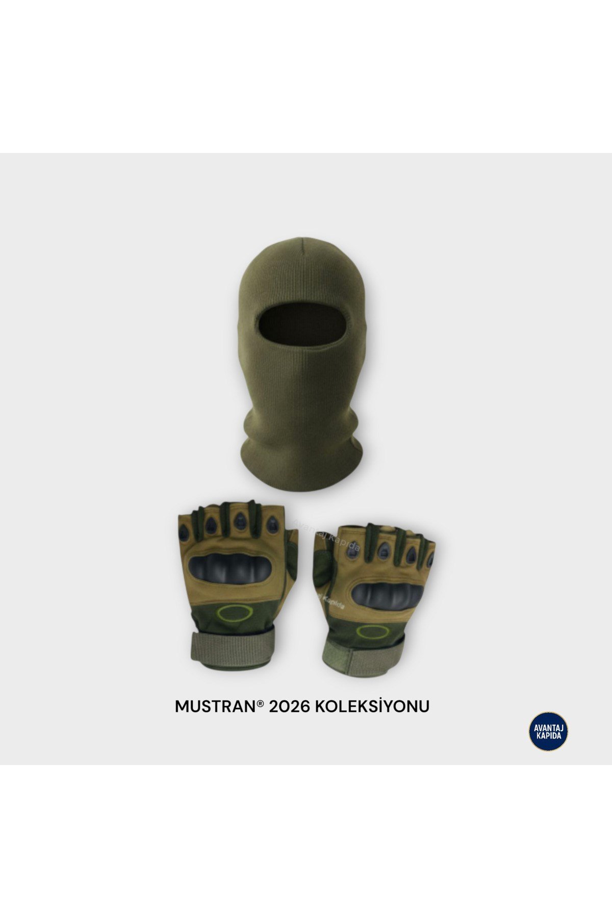Suyutti Çift Kat Kışlık Kar Maskesi + İthal Taktik Korumalı Motosiklet Outdoor Eldiven 2’li Set