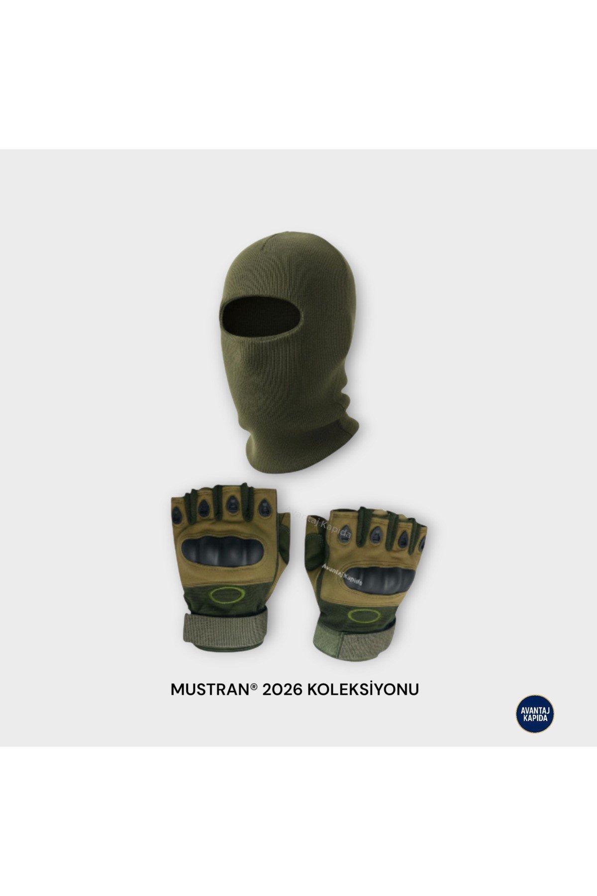Suyutti Çift Kat Kışlık Kar Maskesi + İthal Taktik Korumalı Motosiklet Outdoor Eldiven 2’li Set