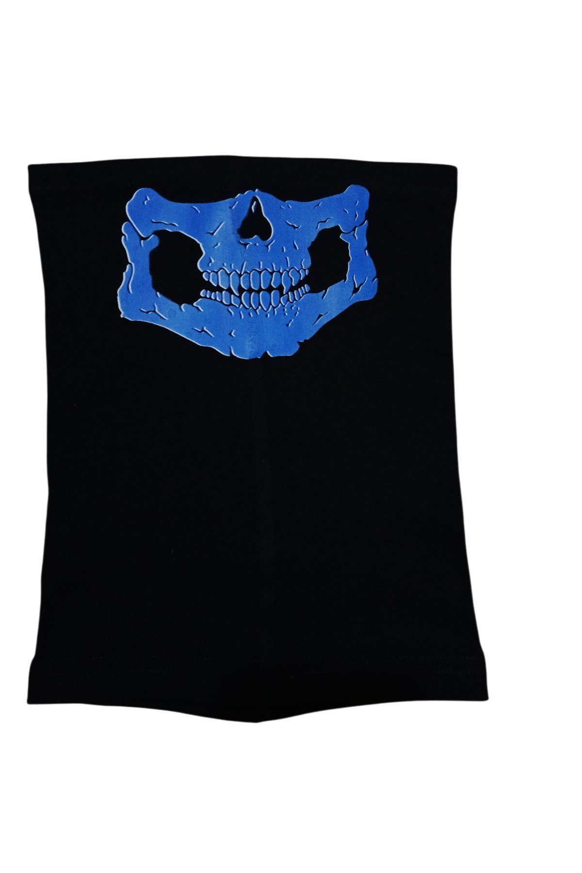 Tactical Skull Blue Edition 3’lü Set – Eldiven + Boyunluk + Balaklava Kar Kayak motosiklet eldiveni