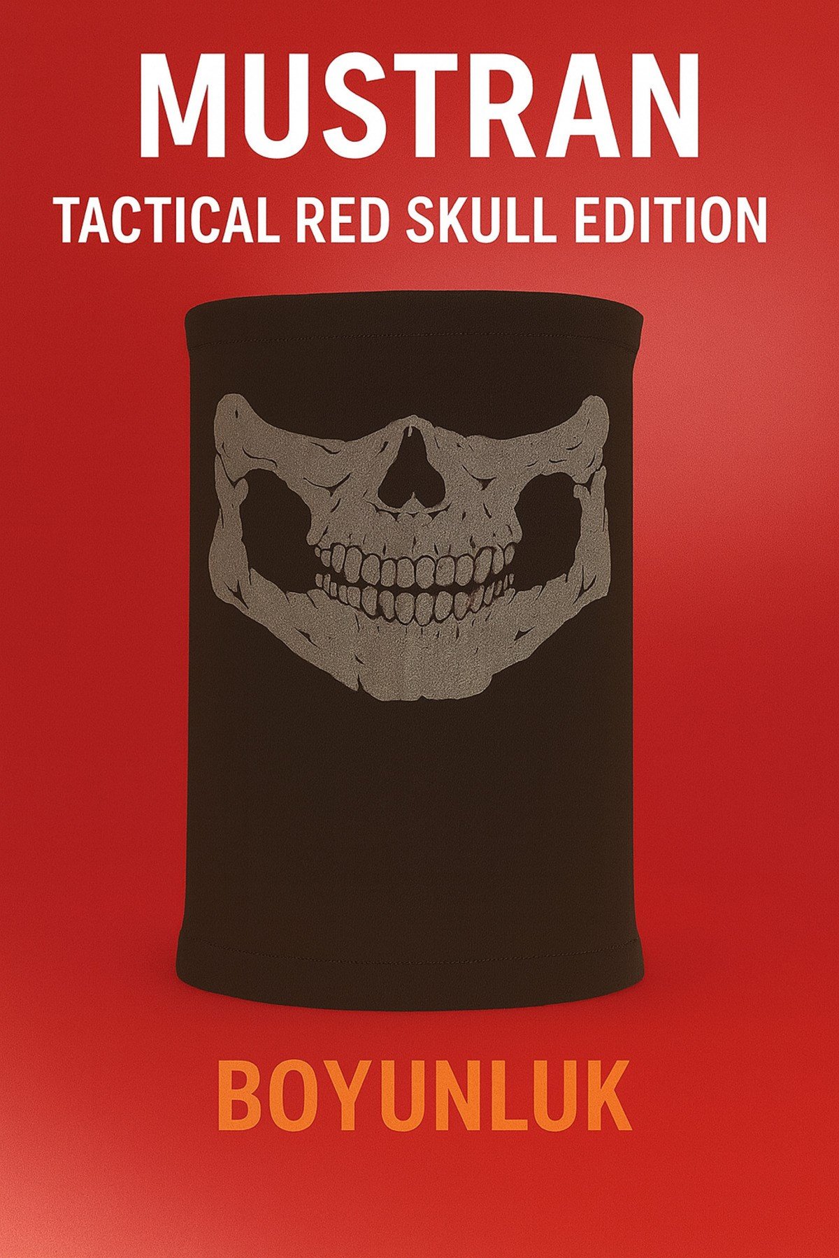 Tactical Skull Boyunluk | Termal Kışlık Unisex Yüz ve Boyun Koruma Maske Outdoor Kar motor