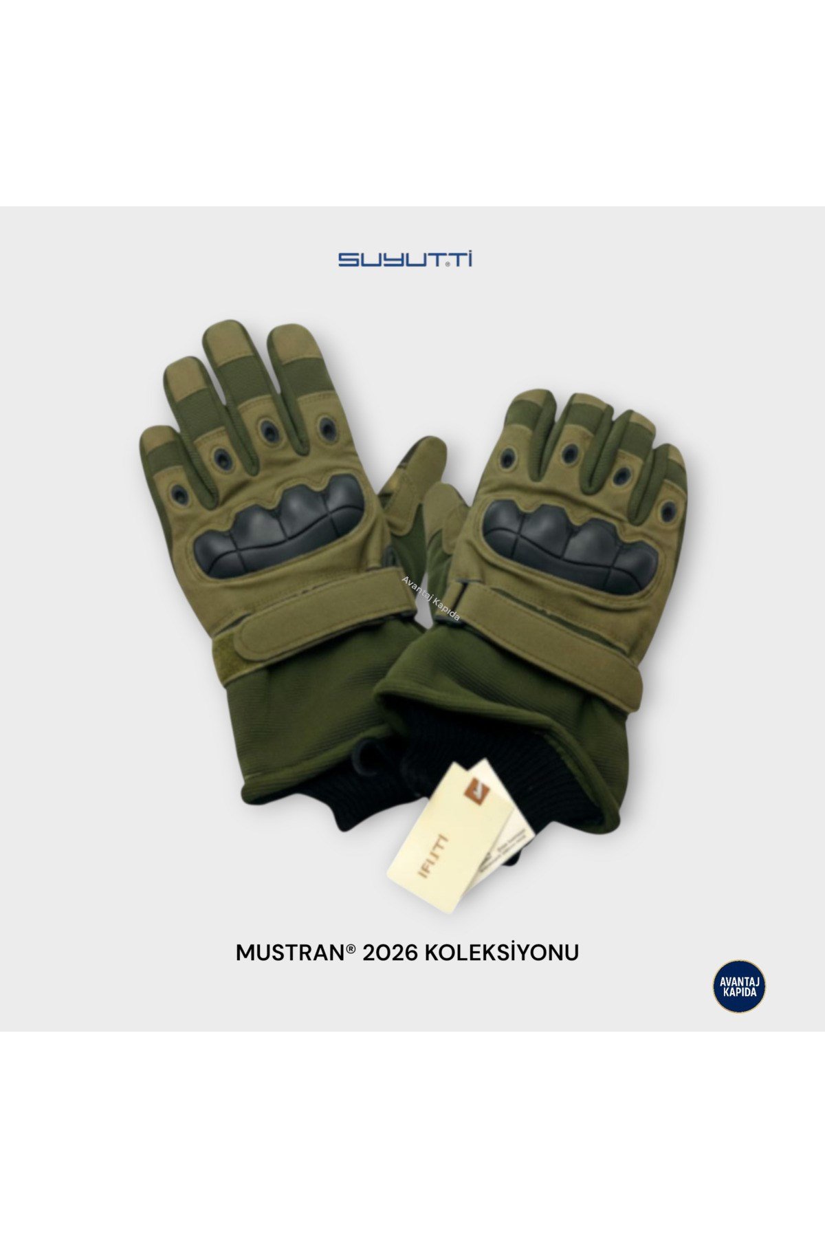 Taktik L-XL İçi Kürklü Premium Zırh Korumalı Motosiklet Eldiveni | Dokunmatikli Rüzgar Geçirmez