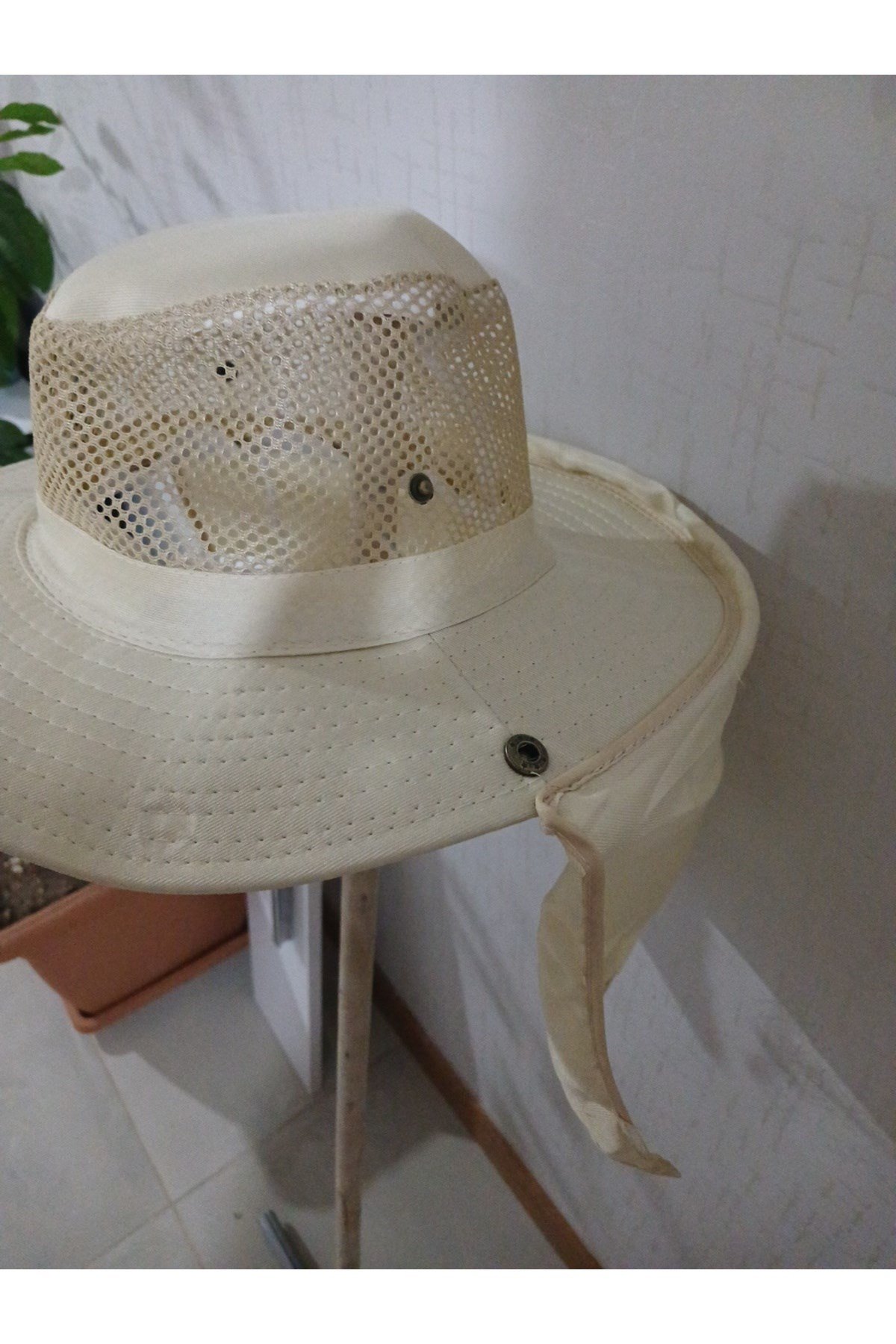 Unisex Şapka – Fileli, Serin Tutan, 50 Cm Yele Rüzgârlıklı Ultra Ince Tüllü Kumaş