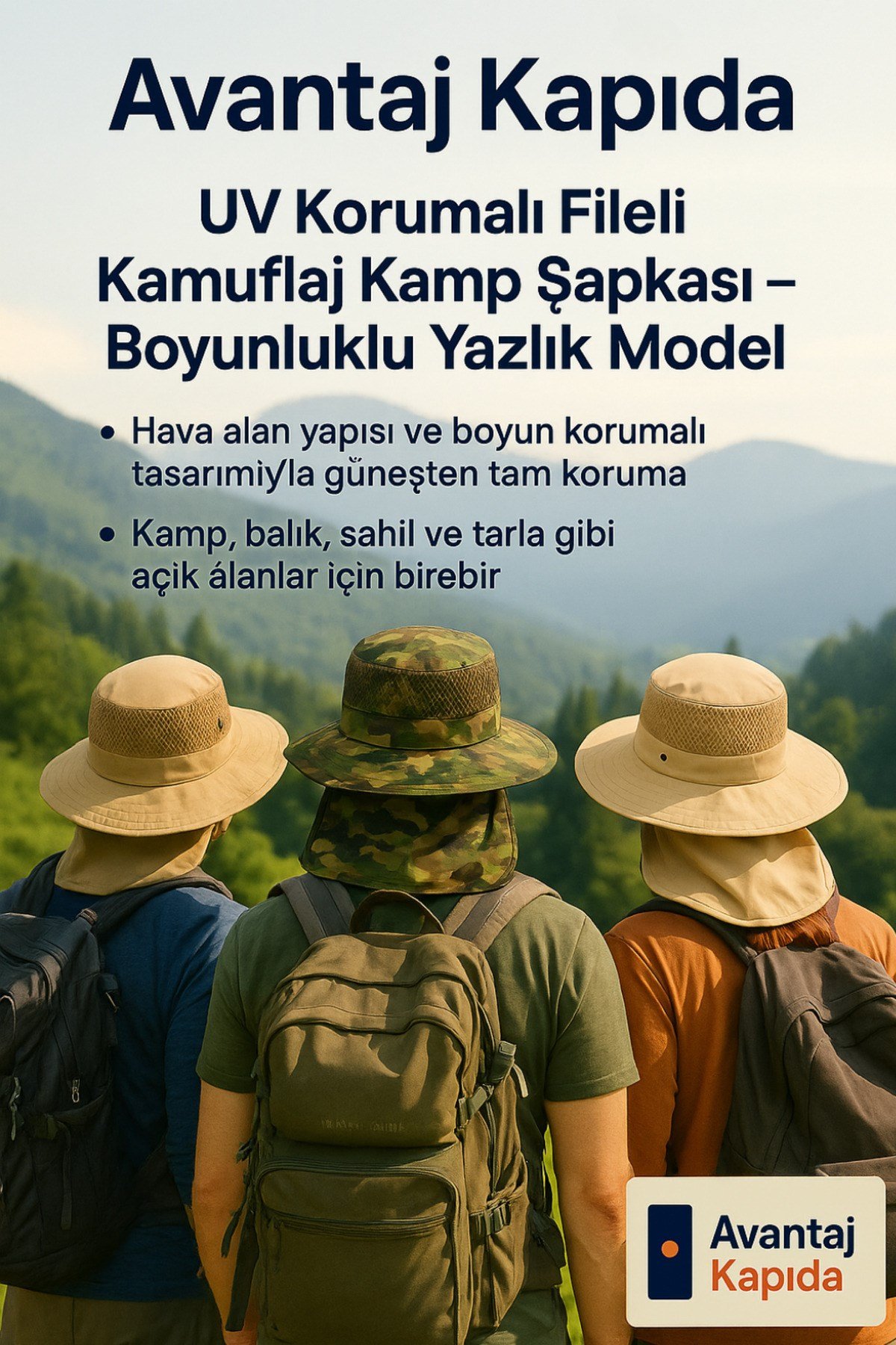 Unisex Şapka–fileli,serin Tutan,rüzgarlıklı Ince Tüllü Enseli 50cm-gri Taktik