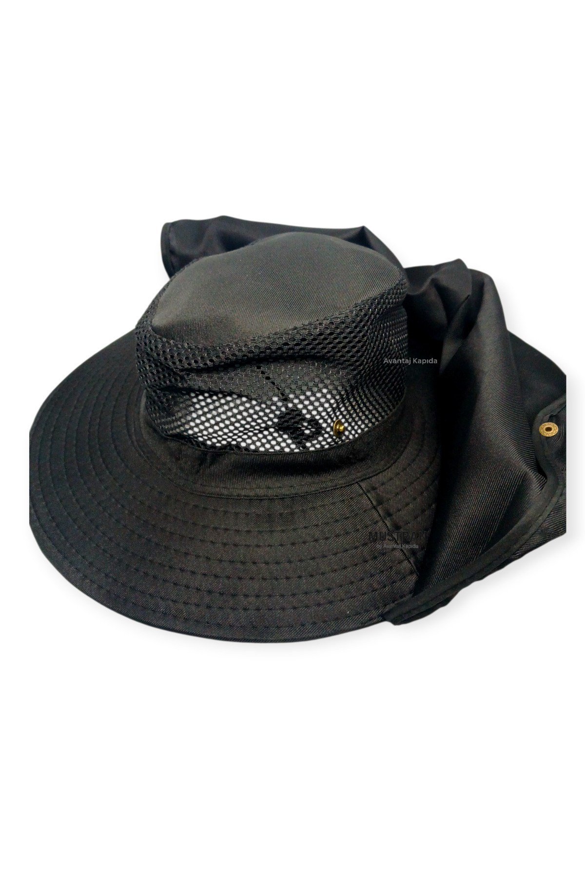 UV Korumalı Enseli Outdoor Şapka Güneş Koruyucu Safari Balıkçı Şapkası Hafif Tasarım
