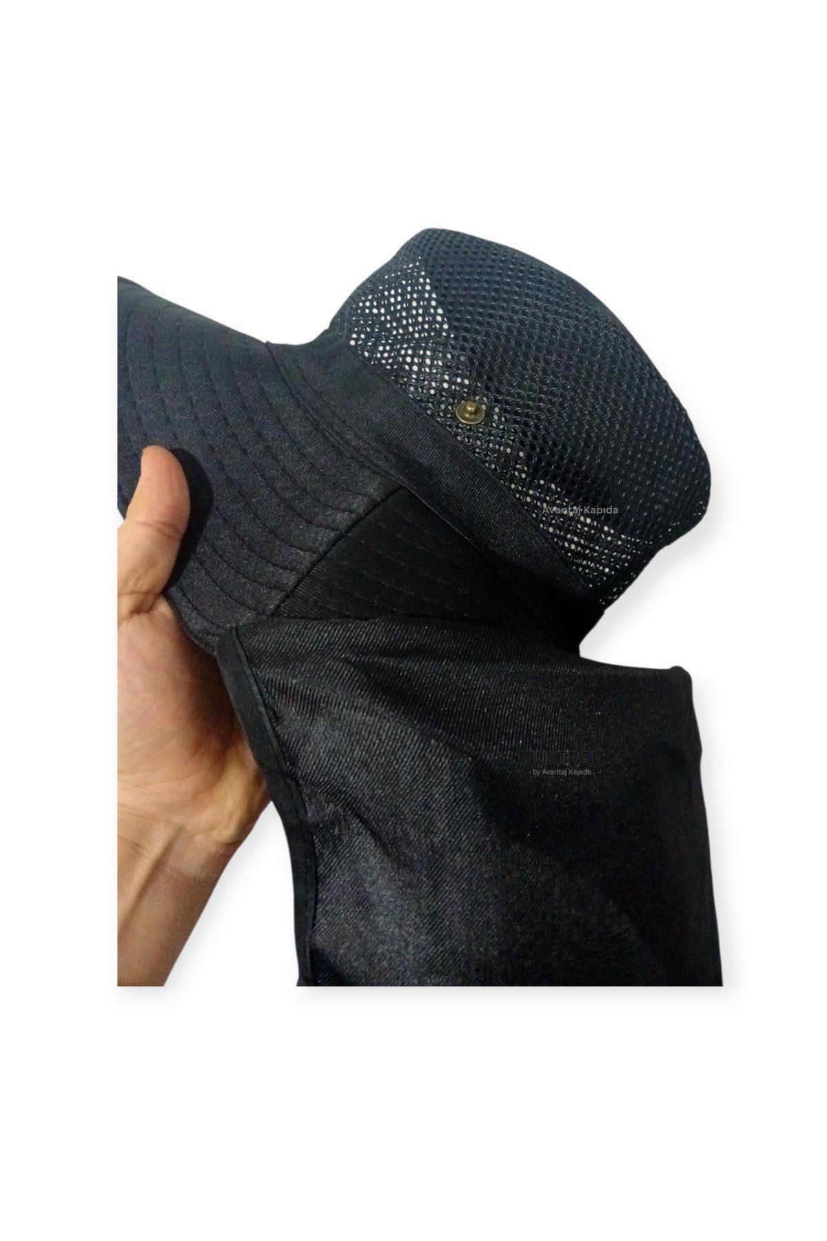 UV Korumalı Enseli Outdoor Şapka Güneş Koruyucu Safari Balıkçı Şapkası Hafif Tasarım