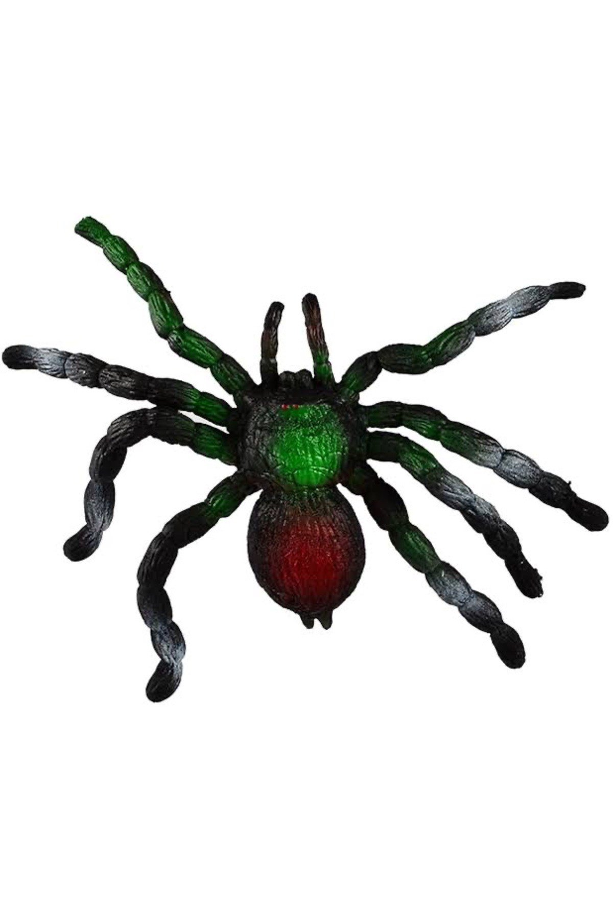 Yumuşak Plastik Malzemeden İmal Karışık Renk Tarantula Örümcek 6 Adet 13x13 cm