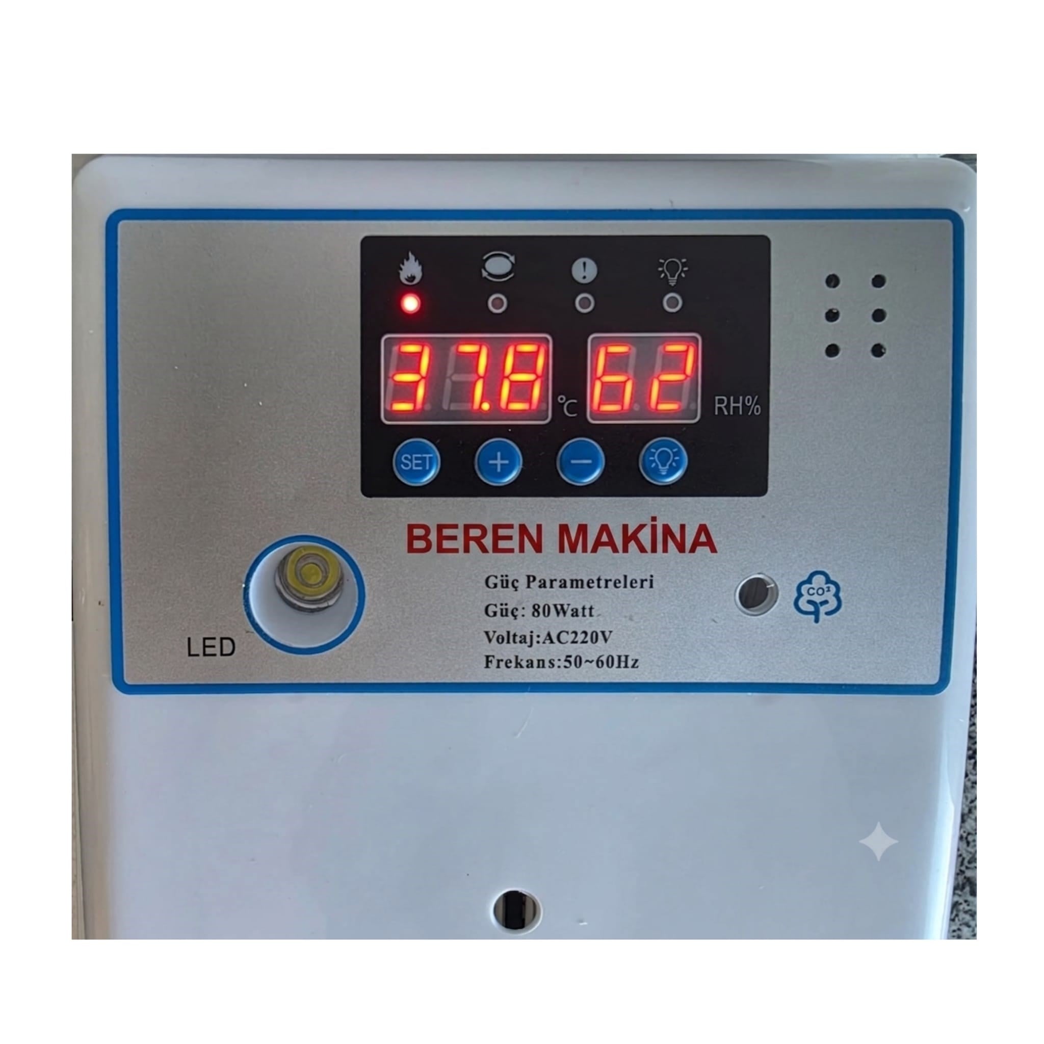 24 Yumurtalık Kuluçka Makinesi Dijital Kontrol Paneli