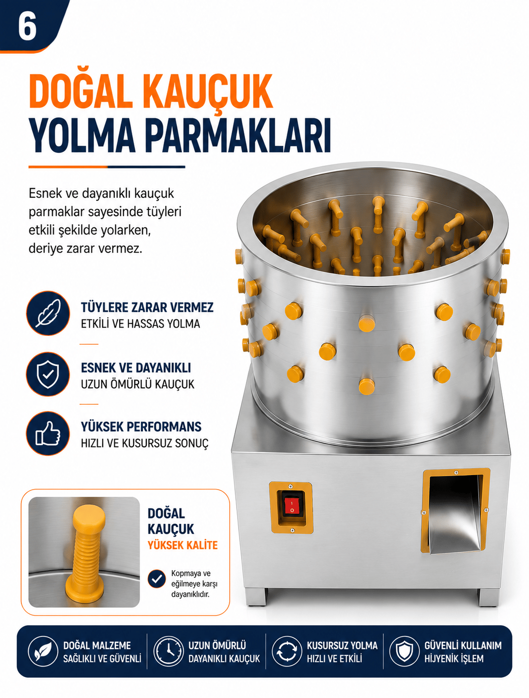 Bıldırcın Tüy Yolma Makinesi