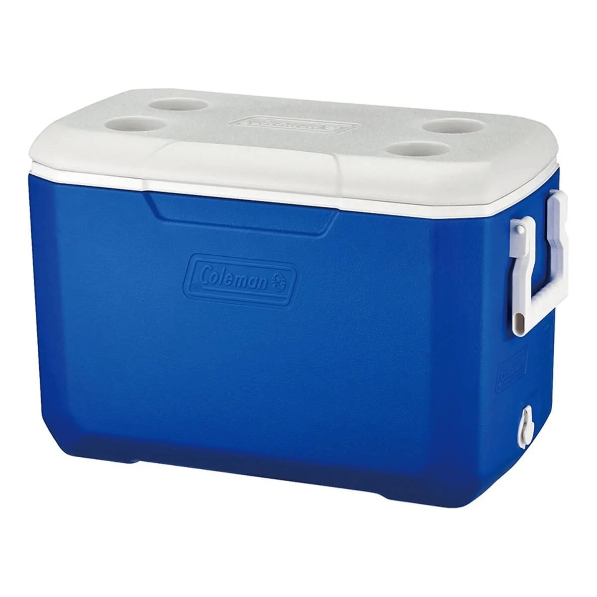 Coleman Poly-Lite 48 QT Taşınabilir Soğutucu Buzluk 45.7 Lt, Renk: Mavi/Beyaz 4930