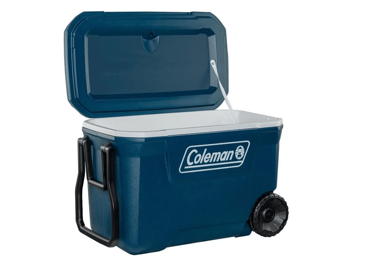 Coleman Xtreme Wheeled 62 QT Tekerlekli Soğutucu Buzluk 58.6 Lt, Renk: Lacivert 8778