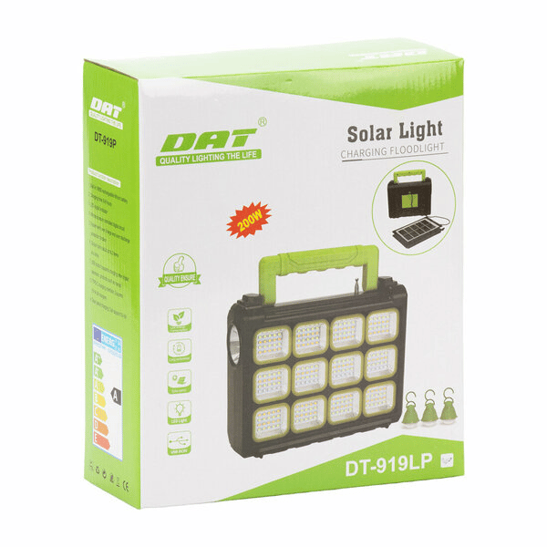 Dat Lamba Solar Şarjlı 200 W DT-919P 7808