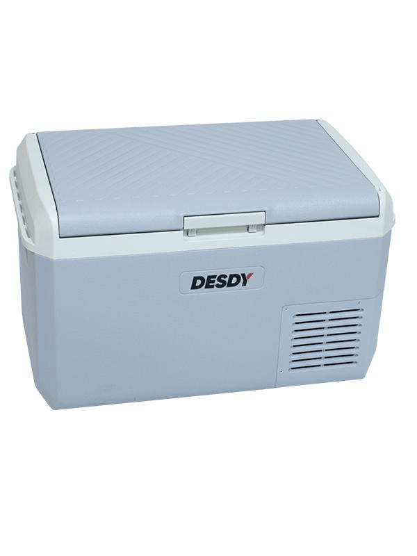 Desdy 40 Litre Tek Kapak Çift Bölmeli  Kompresörlü Oto Buzdolabı Gri DSD40DD