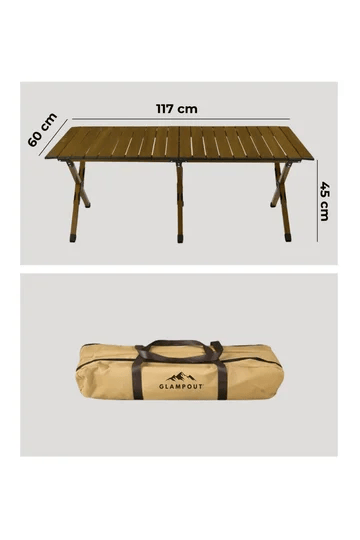 Glampout Alpine Alüminyum Kamp Masası 117x60x45 cm 1862