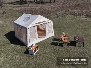 Glampout Lava Şişme Kamp Çadırı 9 m2 Bej