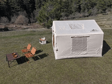 Glampout Lava Şişme Kamp Çadırı 9 m2 Bej