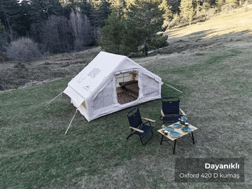 Glampout Nova Şişme Çadır 6.4 m2 Bej 1596