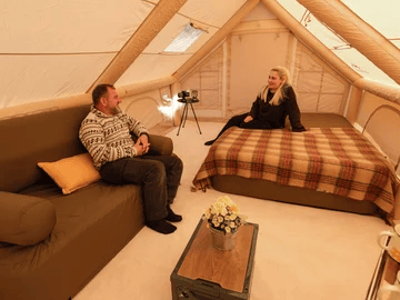 Glampout Terra Şişme Kamp Çadırı 12 m2 Bej