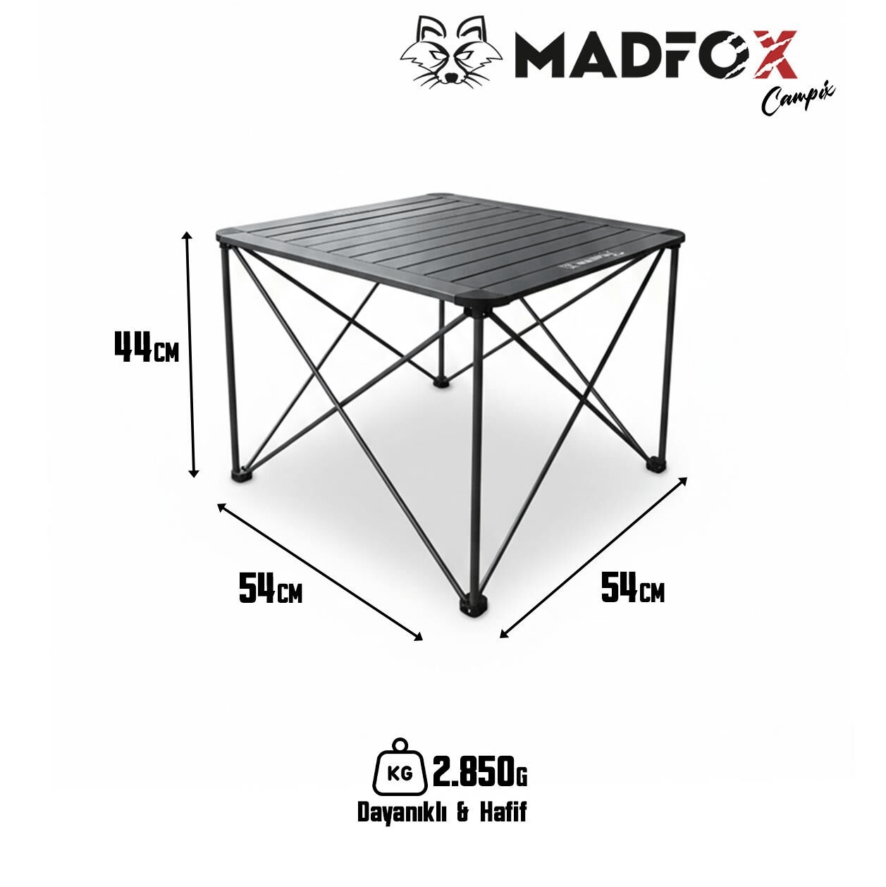 Madfox Campix Katlanır Kamp Masası Küçük