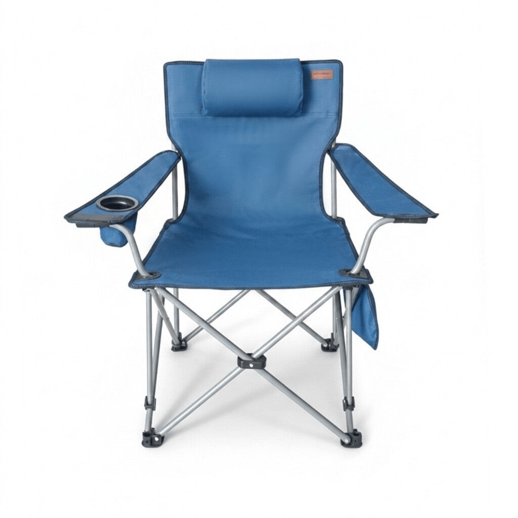 Madfox ChillSeat Yastıklı Katlanabilir Kamp Sandalyesi/Blue