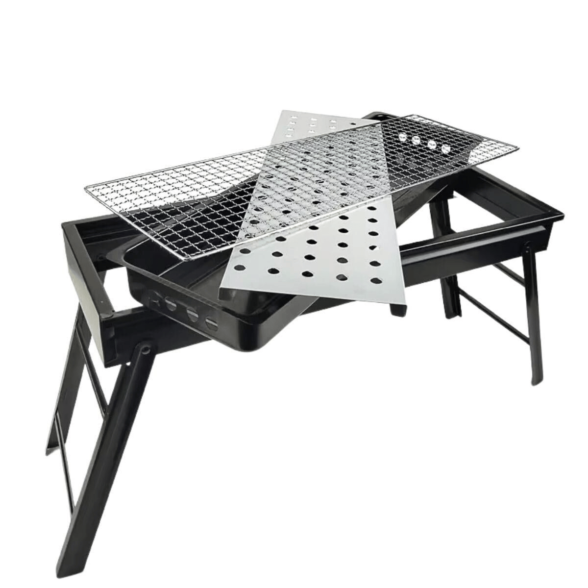 Madfox Cookout Portatif Katlanır BBQ Mangal/Black