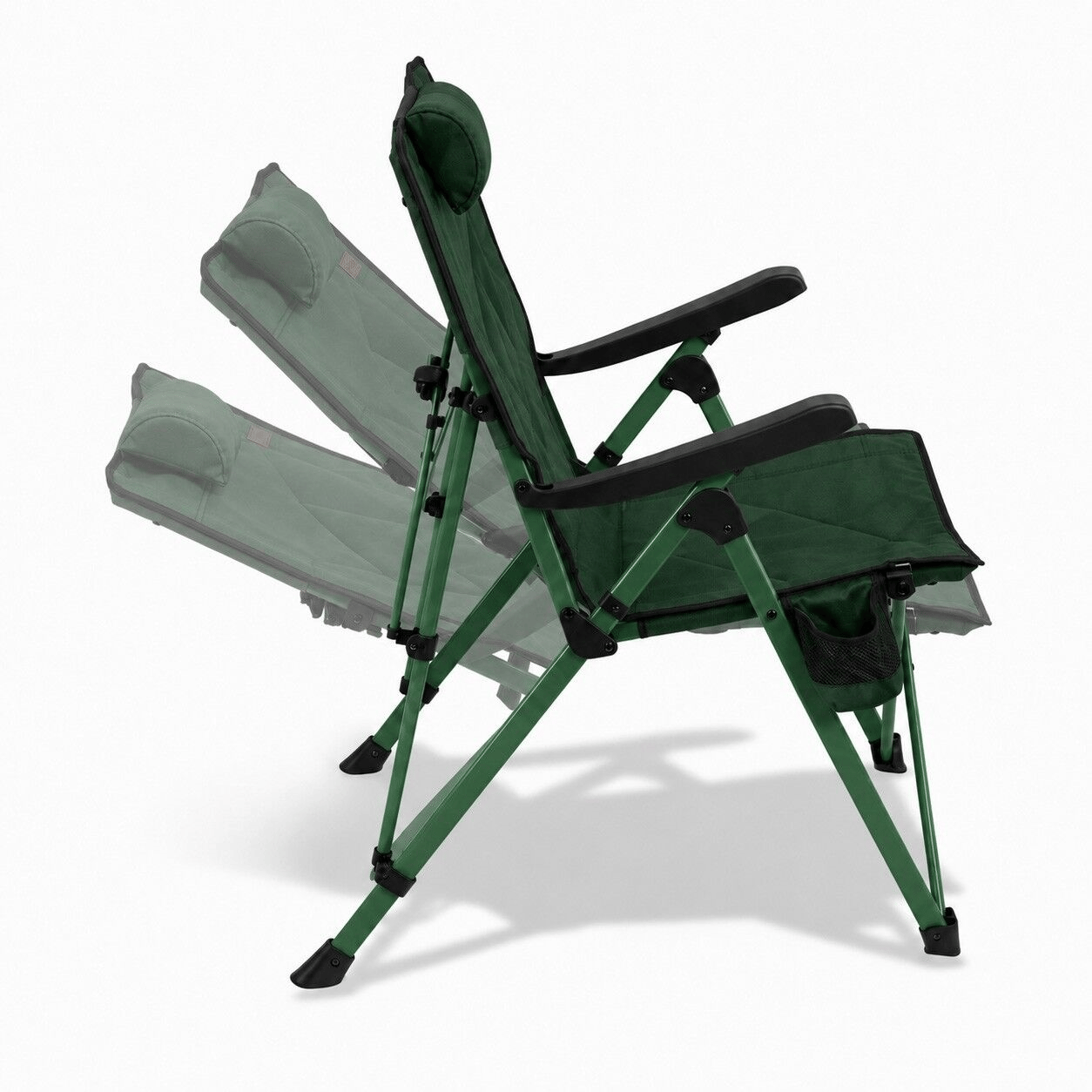 Madfox FlexLounge 3X Katlanabilir Kamp Sandalyesi/Steel Moss/