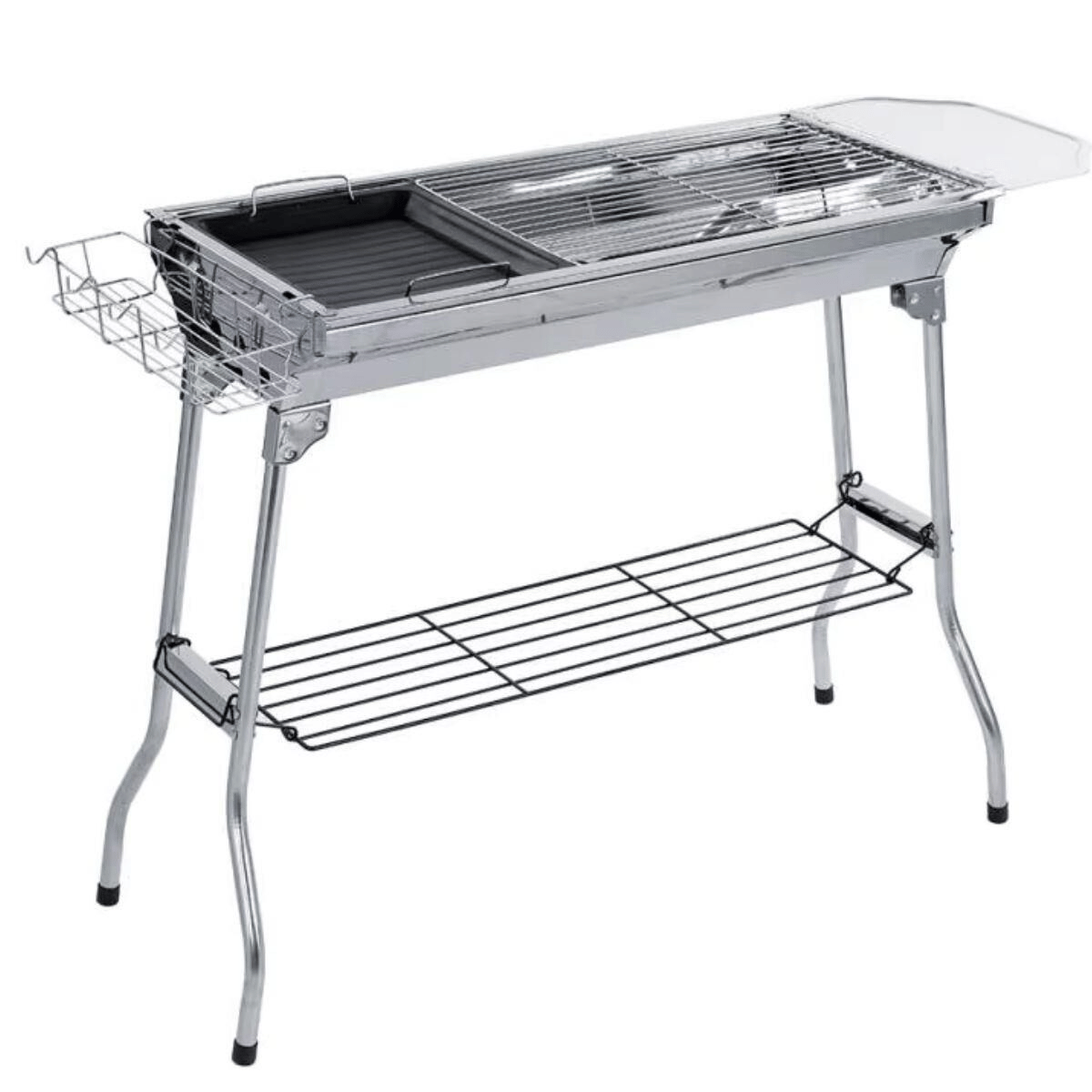 Madfox Grillmate Portatif Katlanır BBQ Mangal/Silver