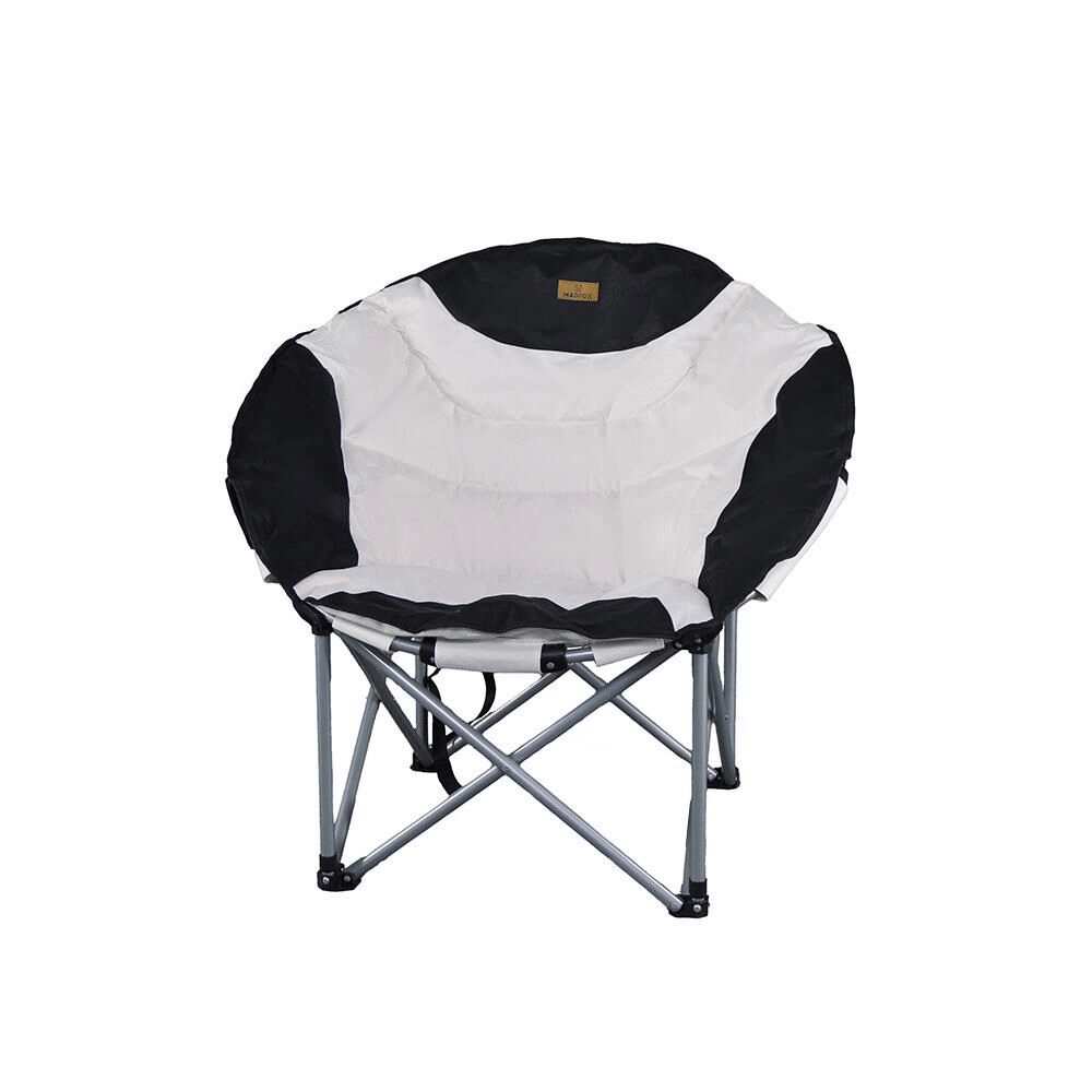 Madfox Moonchair Deluxe Katlanır Kamp Sandalyesi/Siyah/Gri/