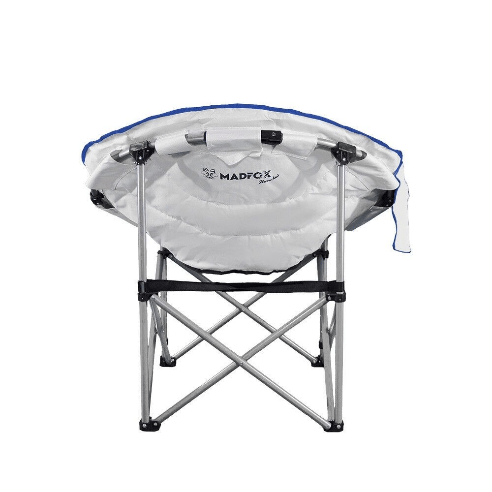 Madfox Moonchair Deluxe Katlanır Kamp Sandalyesi, Renk:Mavi/Gri