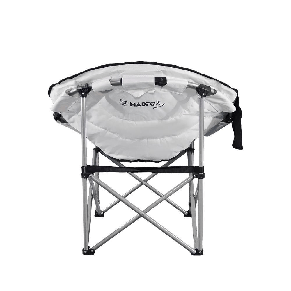 Madfox Moonchair Deluxe Katlanır Kamp Sandalyesi/Siyah/Gri/