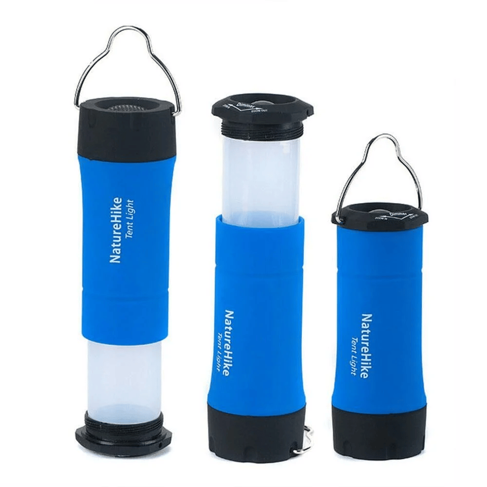 Naturehike 3IN1 MultiFonksiyonel LED Kamp Lambası, Renk: Mavi 7779