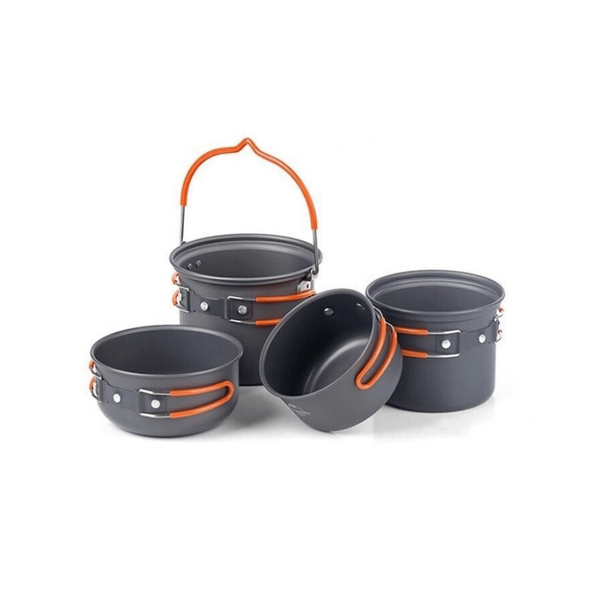 Naturehike 4IN1 Ultralight 2-3 Kişilik Kamp Yemek Pişirme Seti/Renksiz