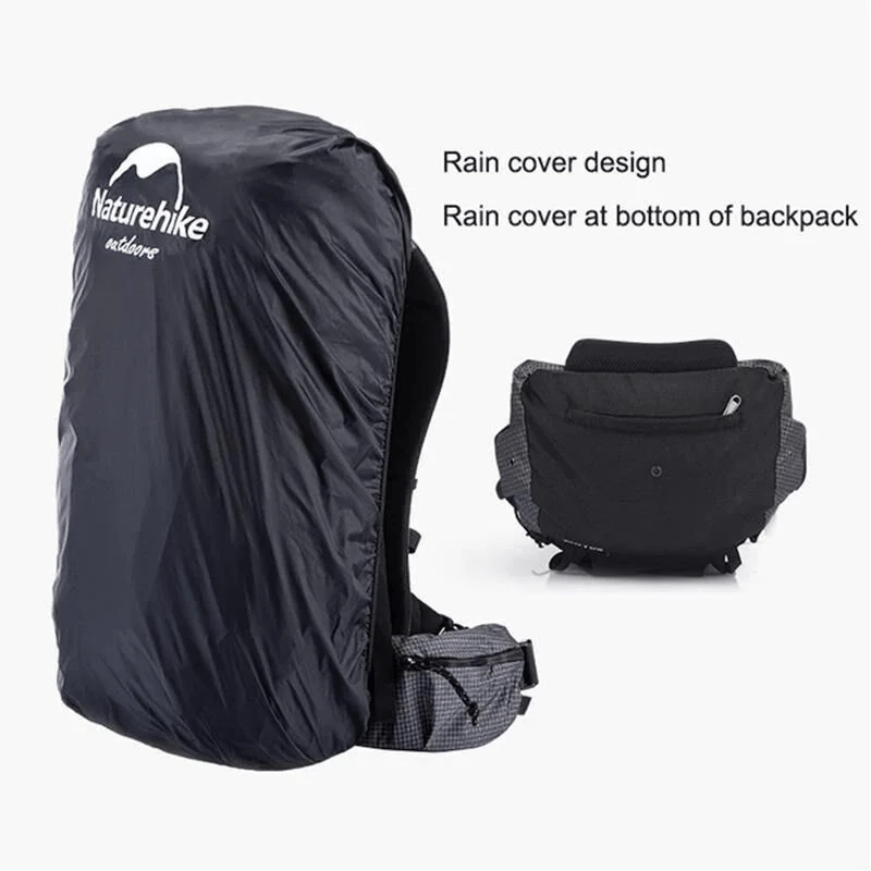 Naturehike Rock 60+5 Lt Trekking Sırt Çantası, Renk: Dyneema Black 1649